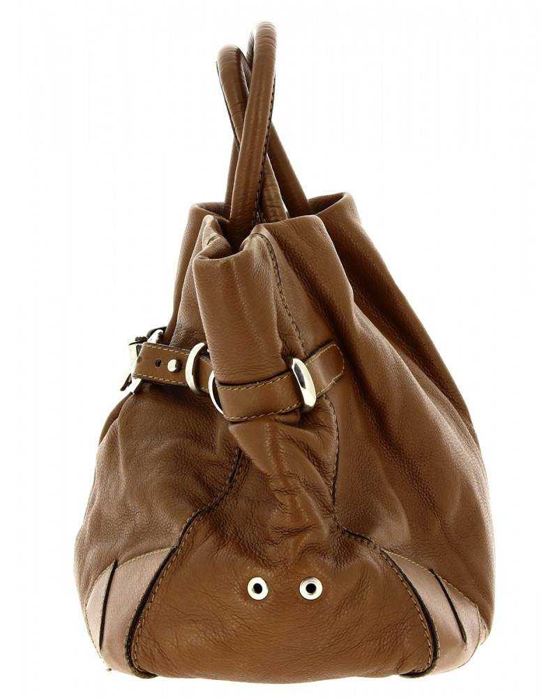 Sac à Main Fourre-tout Sonia Rykiel En Cuir Marron Clair - Occasion En Très Bon état