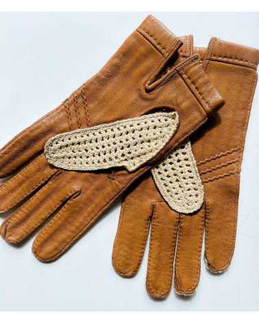 Gants Vintage cuir - Fripari