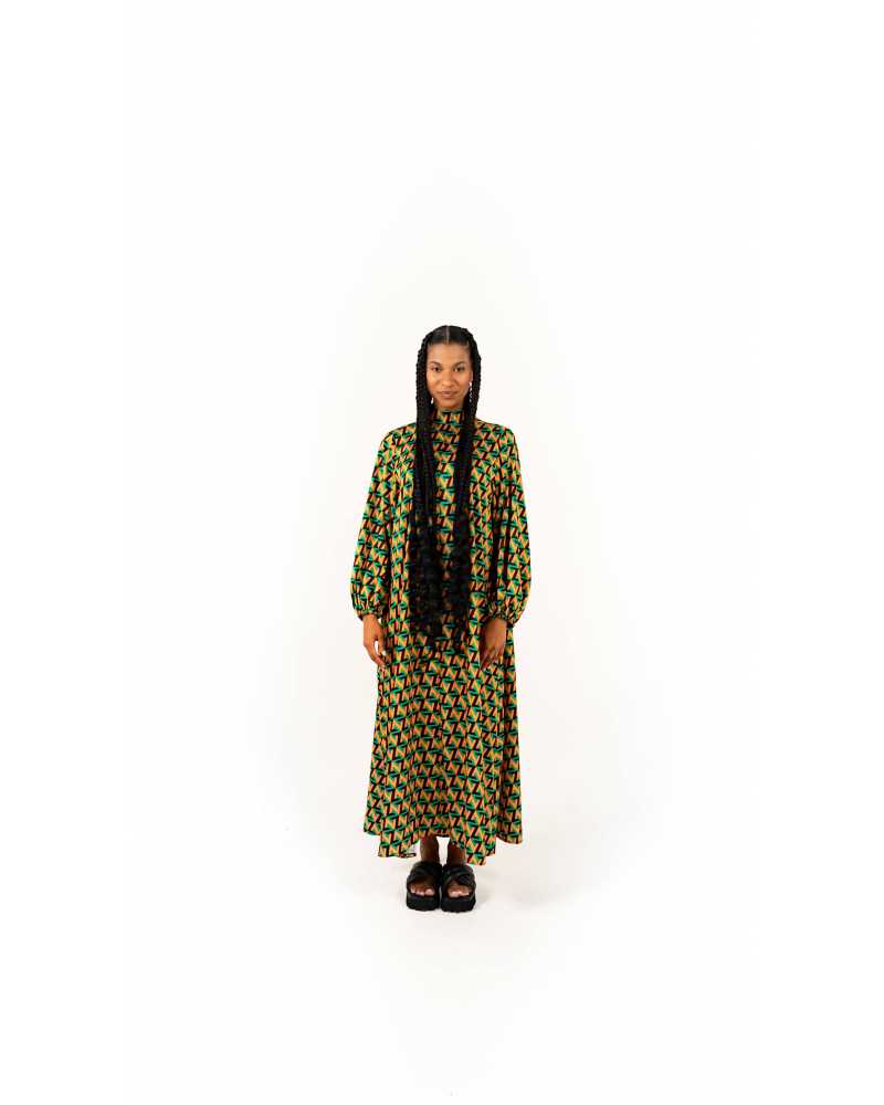 Robe Verte - Winnie  - WASSAMATTA - FRIPARI.FR